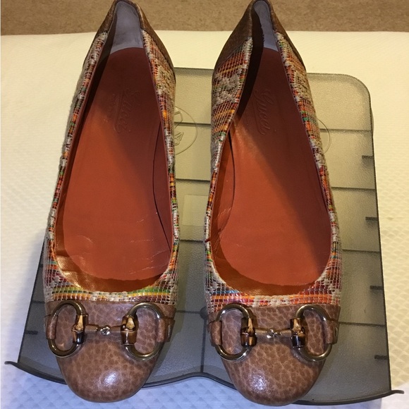 Gucci raffia ballet flats - Picture 3 of 16
